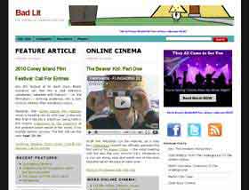 Underground Film Journal homepage 2010 version