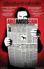 Movie poster featuring Alan Abel reading a newspaper