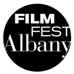 Circular text logo for the Albany Film Festival