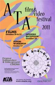 Film festival poster featuring abstract drawings