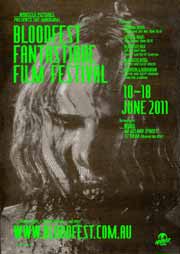 Film festival poster that features a zombie