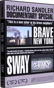 DVD cover with scenes of New York City
