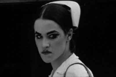 Ainslie Pryor as an angry nurse