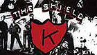 Logo for K Records with pictures of band members