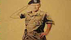 Green Beret John Wayne saluting