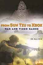 Book cover featuring a video game solider