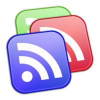 Google Reader logo of multiple RSS icons