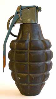 Picture of a hand grenade