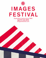 Minimalist poster for the 2013 Images Festival