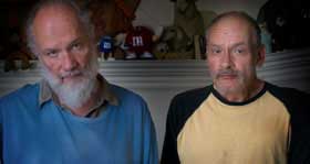 It Came From Kuchar Twin brothers Mike and George Kuchar pose for a portrait