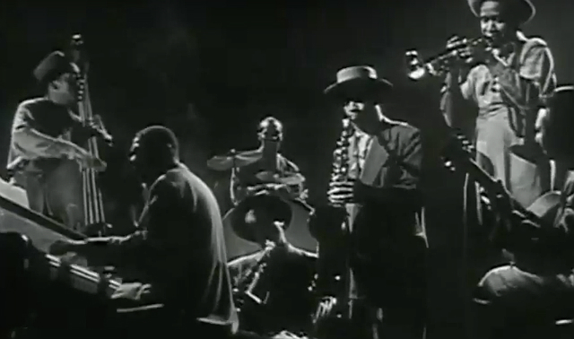 Jammin' the Blues Jazz musicians jamming