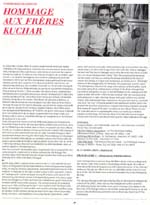 Film festival program scan featuring George and Mike Kuchar