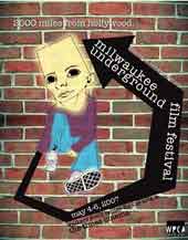 Milwaukee Underground Film Festival Milwaukee Underground Film Festival poster featuring a drawing of a breakdancing boy against a brick wall