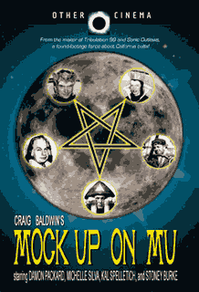 DVD cover for Mock Up on Mu featuring the moon and the film's main characters