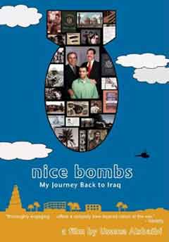 Nice Bombs movie poster with film stills arranged to look like a falling bomb
