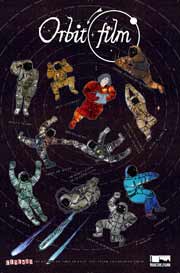 Orbit(Film) poster featuring astronauts dancing in space