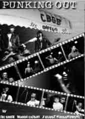 Exterior of CBGB with documentary film strips
