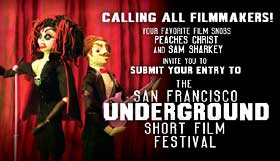 San Francisco Underground Short Film Festival submission postcard