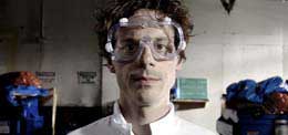 The Shadow Effect Scientist wearing goggles