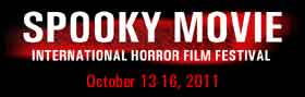 Text logo for the Spooky Movie Film Festival