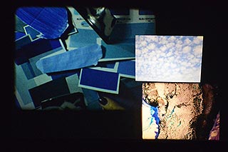 Abstract image featuring the color blue