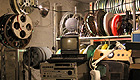 Detail image of a film editing room