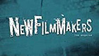 Blue green text logo for New Filmmakers Los Angeles