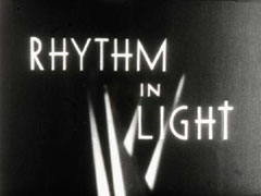 Title credits film still from Rhythm in Light