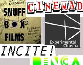 Collage of movie blog logos