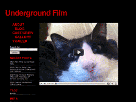 Underground Film WordPress theme
