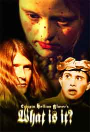 Movie poster with Crispin Glover and two Down Syndrome actors