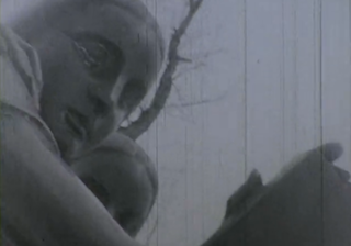 Close-up of a female statue in still from Paul Sharits' Wintercourse